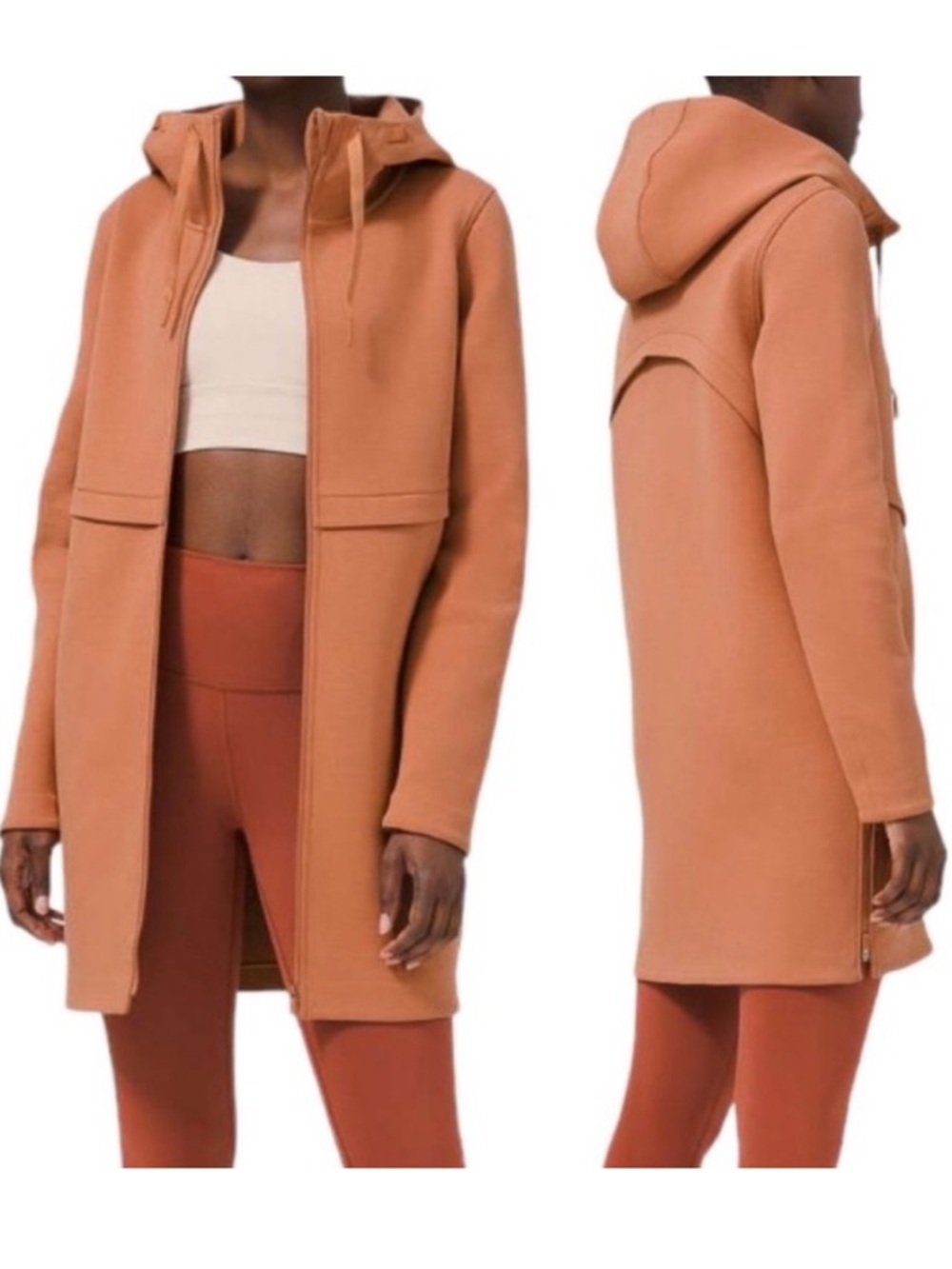 Lululemon Long Horizons Hoodie in Desert Sun, size 4